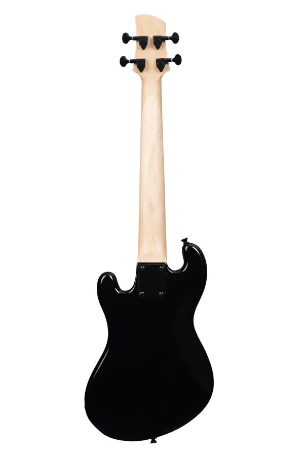 Kala UBASS-SB-BK-FS Solid Body 4-String Fretted Ukulele Bass (Jet Black) Discount