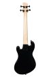 Kala UBASS-SB-BK-FS Solid Body 4-String Fretted Ukulele Bass (Jet Black) Discount