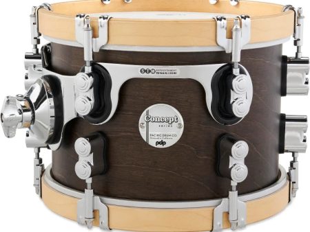 PDP PDCC0710STWN Classic Mounted Tom (Walnut Natural) - 7  x 10  For Cheap