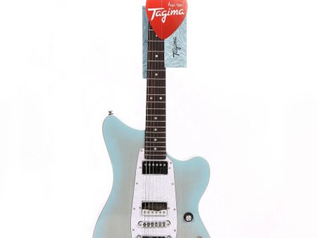 Tagima COSMOS OASIS-TCBLB-DF PW Electric Guitar (Transparent Celestial Blue Burst) Online now