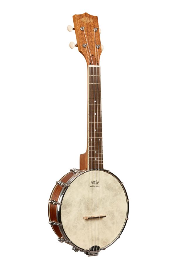 Kala KA-BNJ-MHG-C Mahogany Banjo Concert Ukulele (Natural) For Cheap