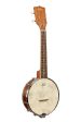 Kala KA-BNJ-MHG-C Mahogany Banjo Concert Ukulele (Natural) For Cheap