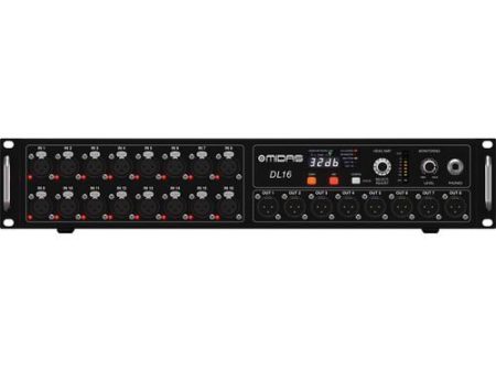 Midas DL16 16-Input  8-Output Stage Box With 16 Midas Mic Preamps Sale