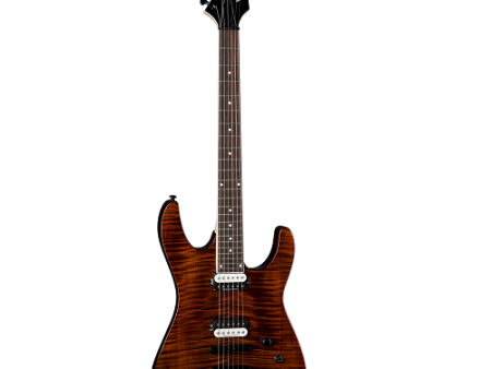 Dean MD24 FM TGE Electric Guitar (Flame Tiger Eye) For Cheap