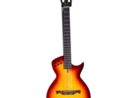 Tagima MODENA I NY-EQ-CB Semi Hollow-Body Electric Guitar (Cherryburst) Cheap