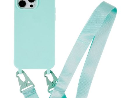 EIDERWOOD iPhone 16 Pro Fleksibelt Plastik Cover m. Strop - Mint Grøn Cheap