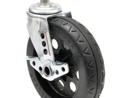 Rock-N-Roller RCSTR8X2BK All-Terrain Stealth Caster with Brake for R12STEALTH 2-Pack (Black Hub) - 8x2  Discount