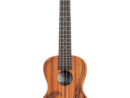 Kala KA-COURAGE-C-BAG Courage Mahogany Concert Ukulele with Bag on Sale