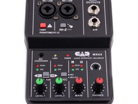 CAD Audio MXU2 2 Channel Mixer with USB Interface Online