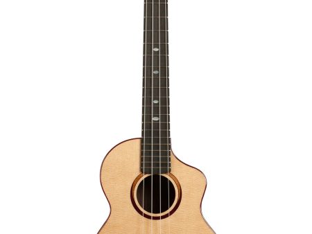 Kala KA-CT-SSRW-TG-C-BAG Contour All Solid Gloss Spruce Rosewood Tenor Ukulele with Cutaway and Bag Online now