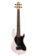 Kala UBASS-SB-LP-FS Solid Body 4-String Fretted Ukulele Bass (Pale Pink) Fashion