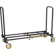 Rock-N-Roller R64C 8-In-1 Equipment Cart with Swiveling Casters Cheap