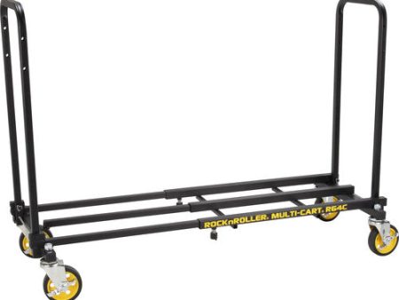 Rock-N-Roller R64C 8-In-1 Equipment Cart with Swiveling Casters Cheap