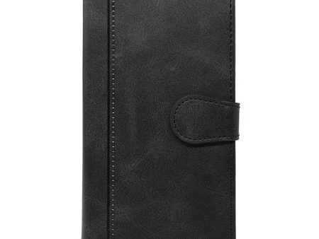 EIDERWOOD iPhone 16 Pro Læder Cover m. Ståfunktion & Kortholder - Sort Online now