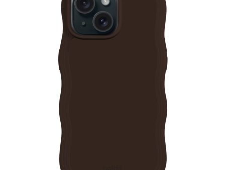 Holdit iPhone 15   14   13 Wavy Case - Chocolate Cheap