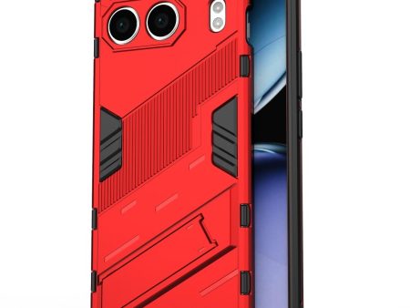 EIDERWOOD OnePlus Nord 4 (5G) Hybrid Håndværker Cover m. Kickstand - Rød Fashion