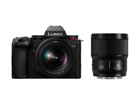 Panasonic  LUMIX S5M2W Full Frame Kit with SR2060 + SS50 Lenses For Cheap