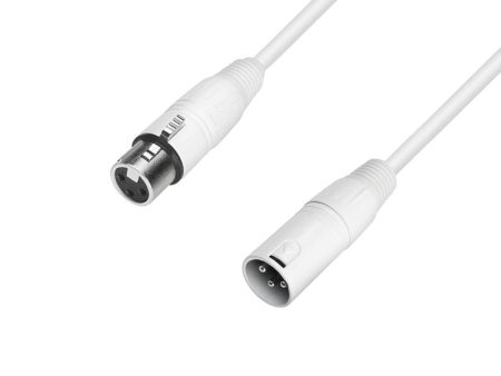 Adam Hall 4 STAR MMF 1500 SNOW XLR Female to XLR Male Microphone Cable - 15m (Snow White) Online now