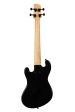 Kala UBASS-SB-BK-FL Solid Body 4-String Fretless Ukulele Bass (Jet Black) Hot on Sale