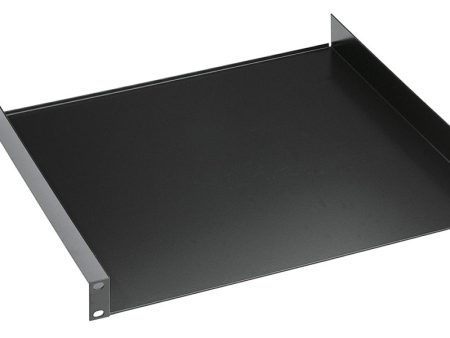 K&M 28481-300 Steel Rack Shelf with Tray - 1U on Sale