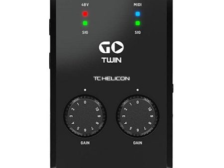 TC-Helicon GO TWIN 2-Channel Audio MIDI Interface for Mobile Devices (DEMO) Supply