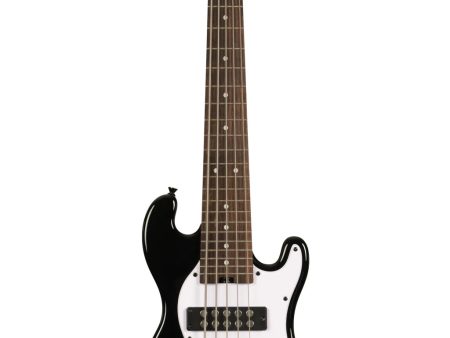 Kala UBASS-SB5-BK-FS Solid Body 5-String Fretted Ukulele Bass (Jet Black) Cheap