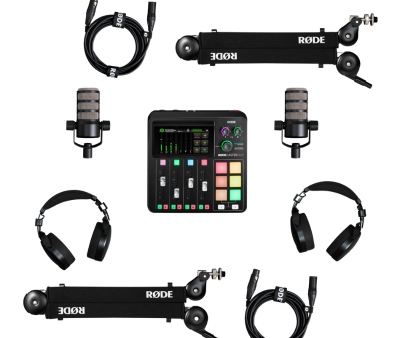 Rode TWO PERSON BUNDLE for Podcaster Discount