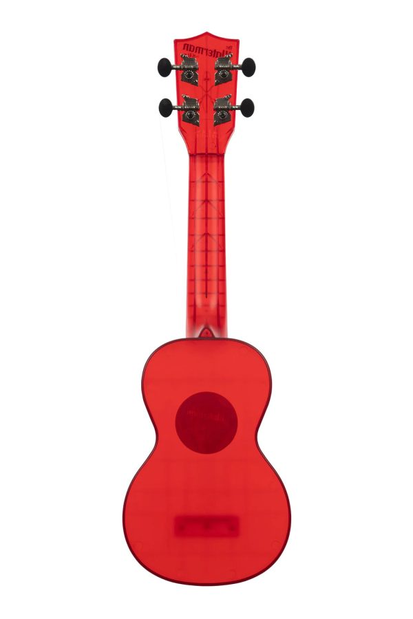 Kala KA-WMT-RD-S Transparent Soprano Waterman (Maritime Red) on Sale