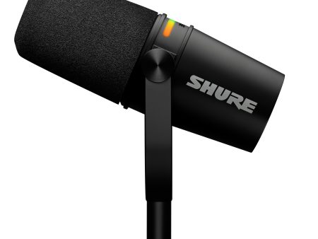 Shure MV7+ Hybrid Cardioid Dynamic Podcast Microphone (Black) Discount