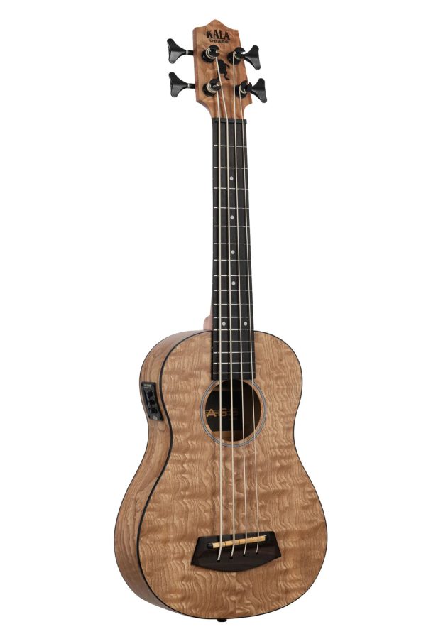 Kala UBASS-QA-FS Quilted Ash Acoustic-Electric Fretted U BASS Fashion