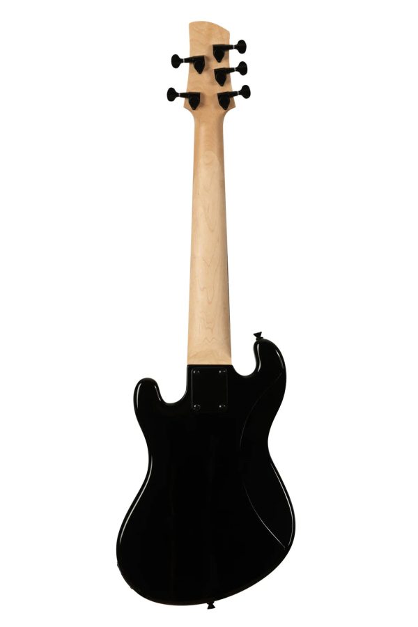 Kala UBASS-SB5-BK-FL Solid Body 5-String Fretless Ukulele Bass (Jet Black) Online Sale