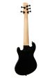 Kala UBASS-SB5-BK-FS Solid Body 5-String Fretted Ukulele Bass (Jet Black) Cheap