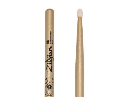 Zildjian Z5BCGN-ZC Z Custom LE Drumstick Collection Nylon Tip (Gold Chroma) - 5B Online Sale