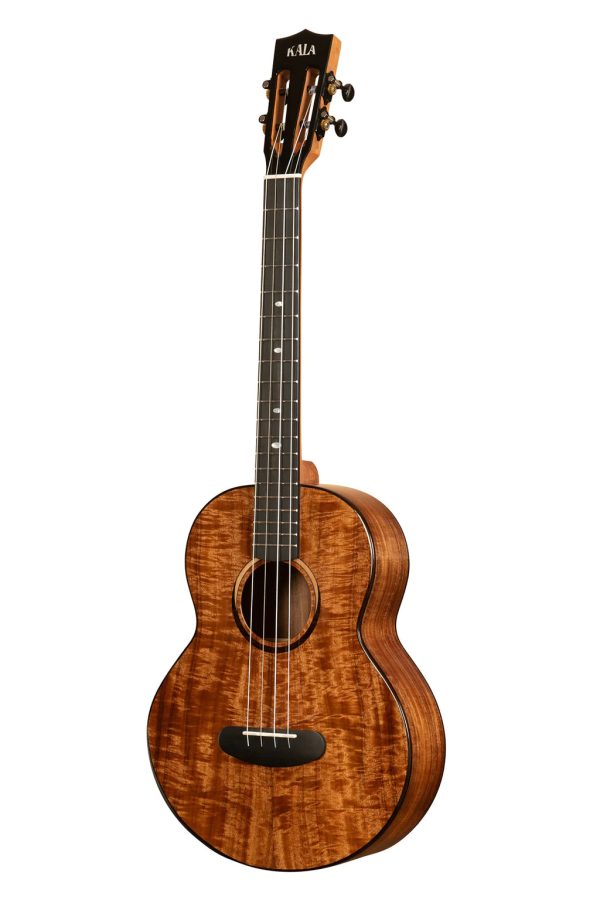 Kala KA-CT-SA-BG-BAG Contour All Solid Gloss Acacia Baritone Ukulele with Bag Online