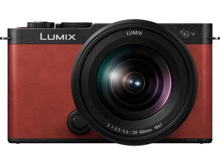 Panasonic DCS9KR Lumix S9 Mirrorless Camera with S 20-60mm f 3.5-5.6 Lens (Red) Hot on Sale