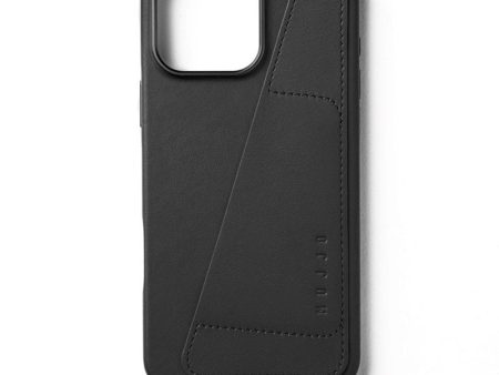 Mujjo iPhone 16 Pro Max Leather Wallet Case - MagSafe Kompatibel - Sort Online Sale