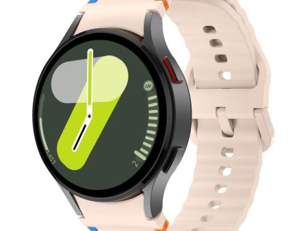 Samsung Galaxy Watch 4   5   6   7   FE Tech-Protect Silicone Sport Urrem - Lyserød Online Sale