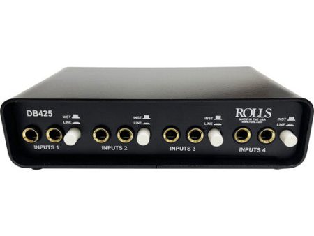 Rolls DB425 Passive Four-Channel DI Box Online