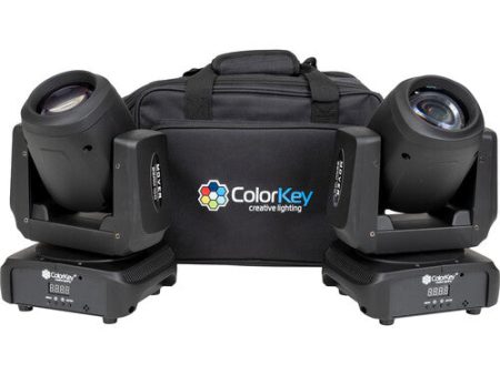 ColorKey CKU-5062 Mover Beam 100 Bundle with Carrying Bag (2-Pack) Cheap