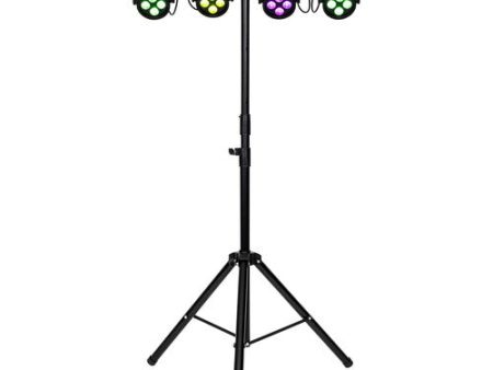 ColorKey CKU-3060 PartyBar Mobile 150 Battery-Powered All-in-One Multi-Effects Lighting Package Hot on Sale