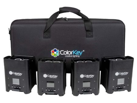 ColorKey CKU-7064 4-Pack AirPar HEX 4 Bundle with Hardshell Case For Cheap