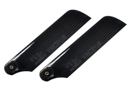 1 Pair RJX 115mm Carbon Fiber Tail Blade For 700 RC Helicopter Supply