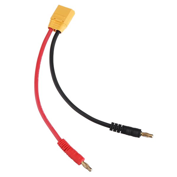 15 30cm RJXHOBBY 12AWG XT90 Male Connector to 4mm Banana Plug Battery Charger Cable on Sale