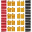 10 Pair URUAV XT30U Male Female Bullet Connectors Power Plug with Heat Shrink Tubing for Lipo Batter Online