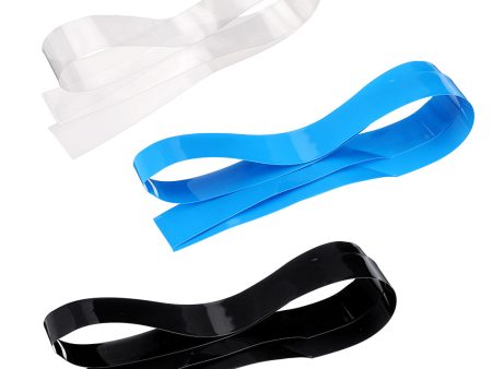 1m PVC Heat Shrink Tube Black Blue Transparent 30 40 46 50 60 70 86mm Wide for Lipo Battery Sale